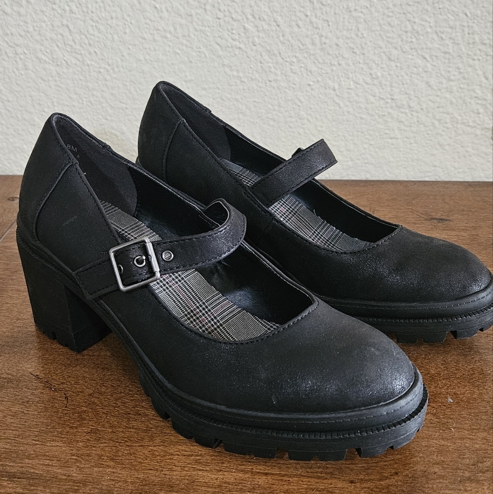 Jellypop Alston Heeled Mary Jane Loafers
